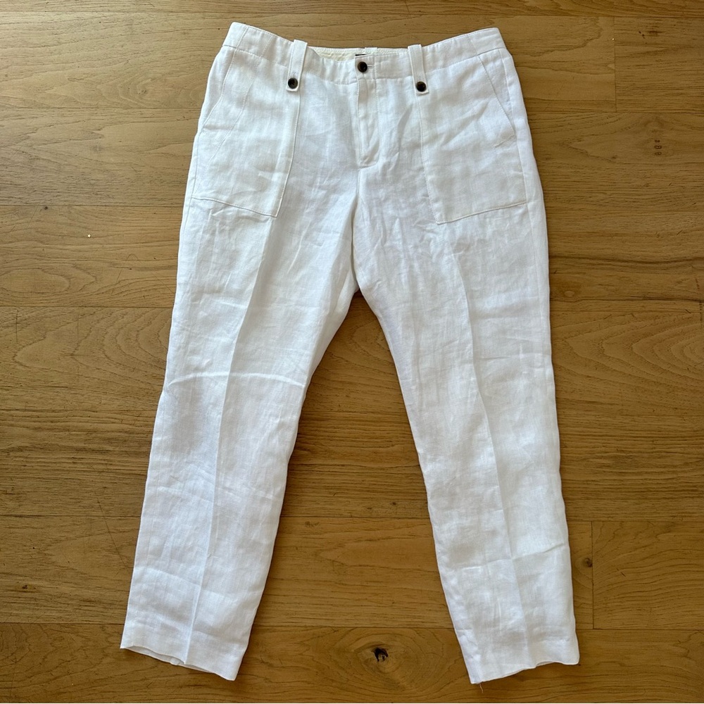 JCREW Linen Trouser Pants - Picture 1 of 5